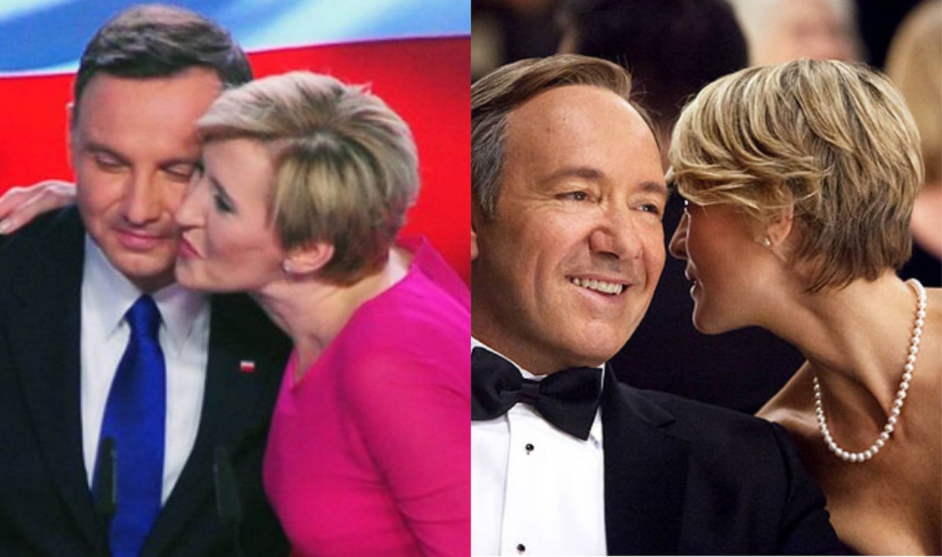 Andrzej i Agata Duda, Frank i Claire Underwood
