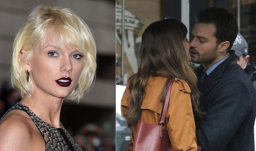 Taylor Swift, Dakota Johnson,  Jamie Dornan