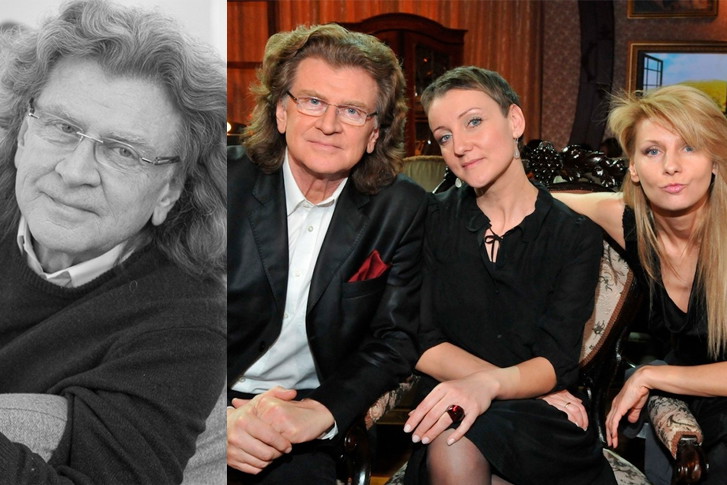 Zbigniew Wodecki z córkami
