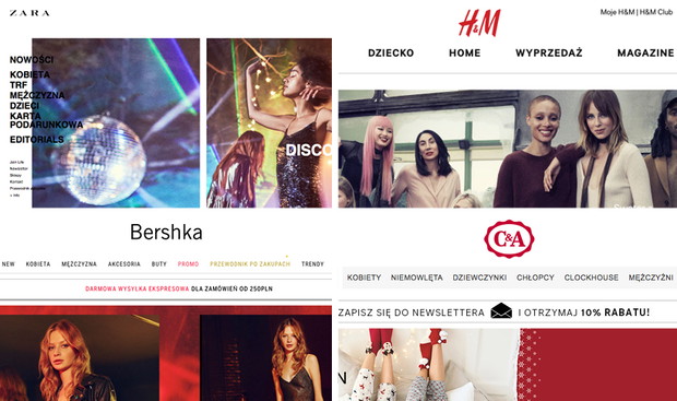 Wyprzedaż 2016 Zara, H&M, Bershka, Pull&Bear, C&A, Terranova, F&F, CCC - jesień zima