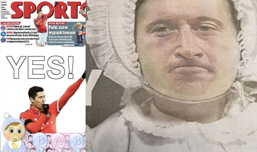 dowcipne komentarze i memy o ciąży Lewandowskiej