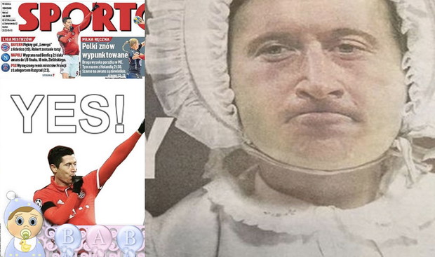 dowcipne komentarze i memy o ciąży Lewandowskiej