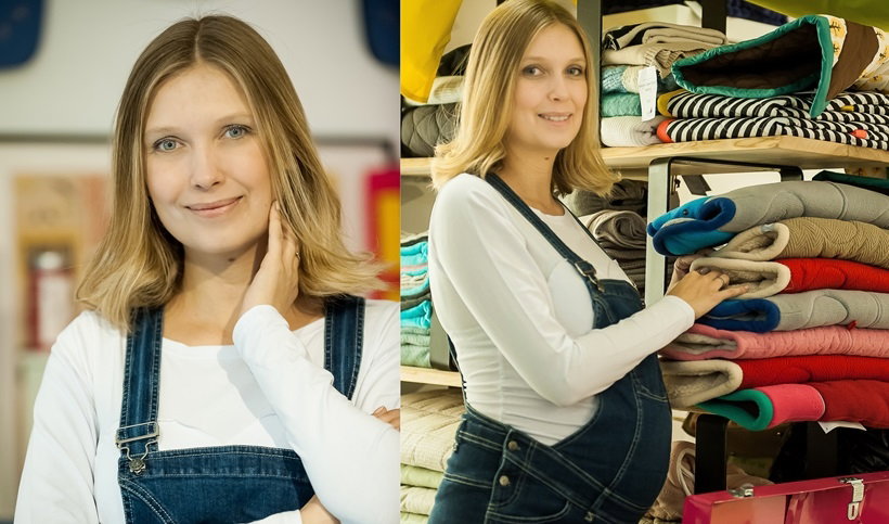 Magdalena Górska w zaawansowanej ciąży