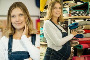 Magdalena Górska w zaawansowanej ciąży