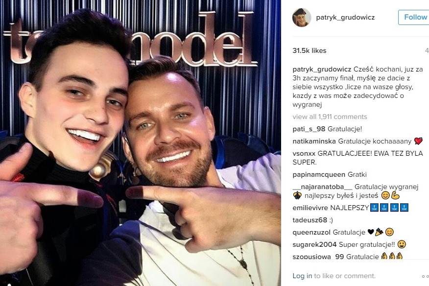 Patryk Grudowicz wygrał Top Model 6