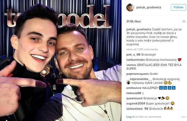 Patryk Grudowicz wygrał Top Model 6
