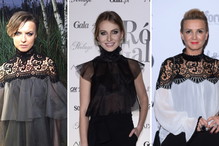 Katarzyna Sokołowska, Joanna Moro, Marta Kuligowska, trend: wiktoriańskie bluzki