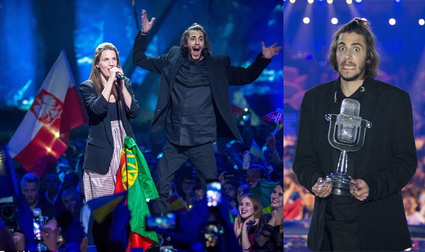 Salvador Sobral z siostrą po wygranej Eurowizji 2017