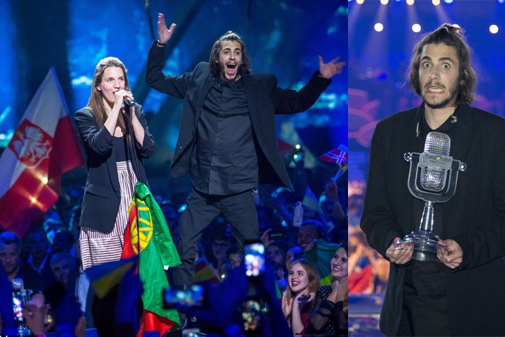 Salvador Sobral z siostrą po wygranej Eurowizji 2017