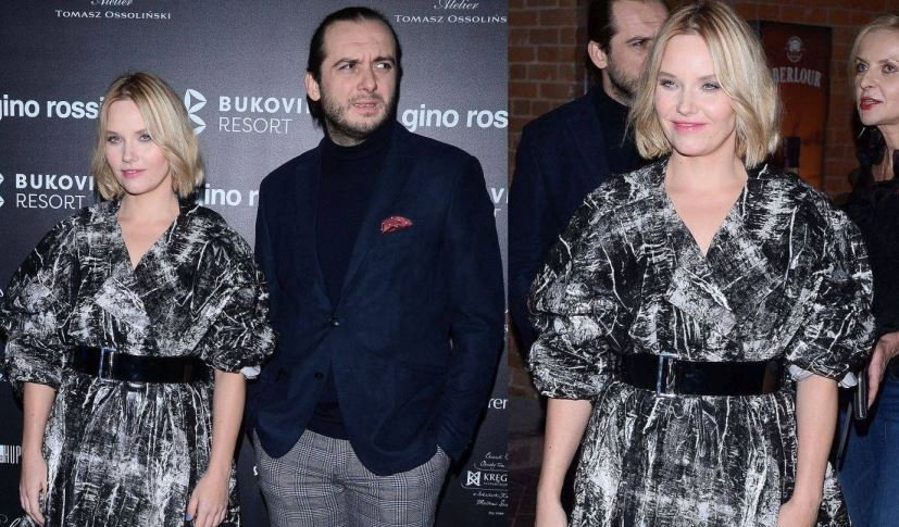 Roma Gąsiorowska i Michał Żurawski na pokazie Tomka Ossolińskiego