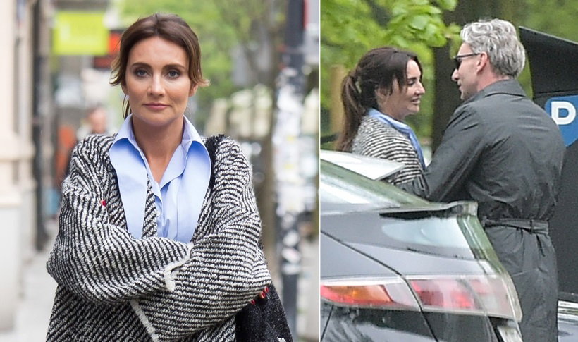 Dominika Kulczyk na spotkaniu z Piotrem Schrammem