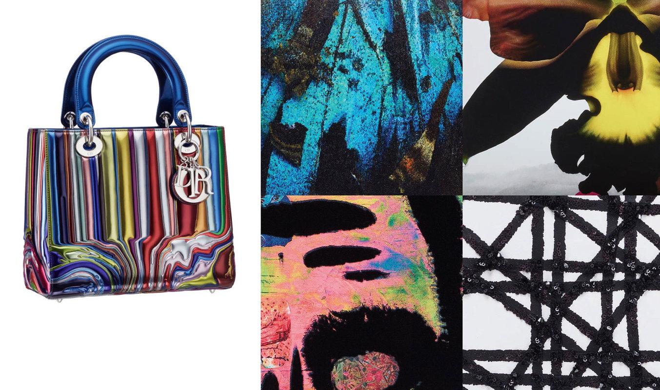 Torba DIOR Lady Art, projekt: Ian Davenport, cena: ok. 23300 zł