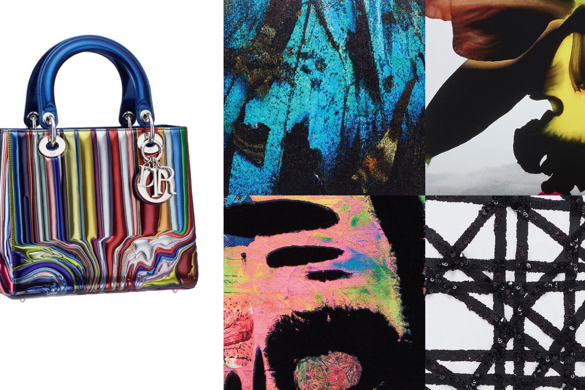 Torba DIOR Lady Art, projekt: Ian Davenport, cena: ok. 23300 zł