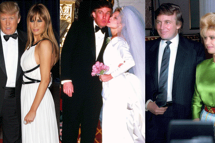 Żony Donalda Trumpa: Melania Trump, Ivana Trump, Marla Maples