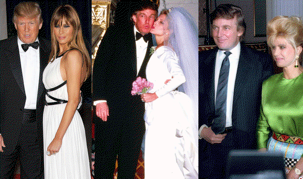 Żony Donalda Trumpa: Melania Trump, Ivana Trump, Marla Maples