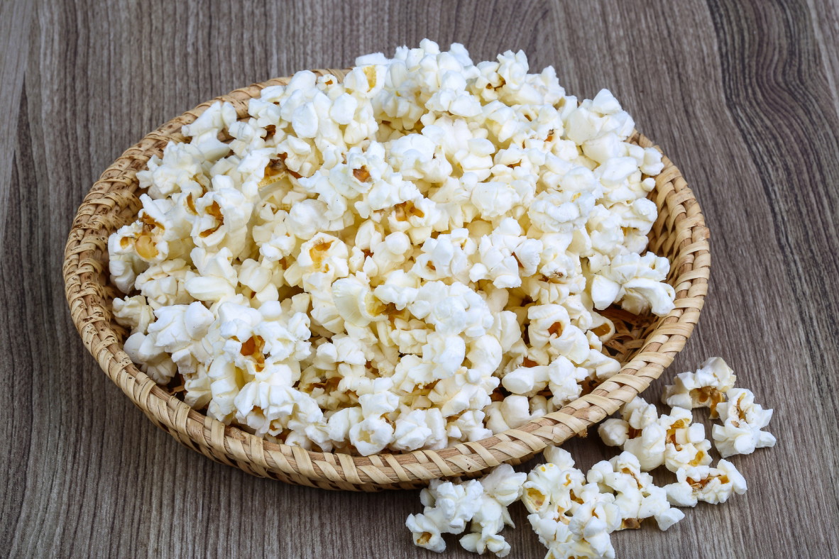Talerz popcornu