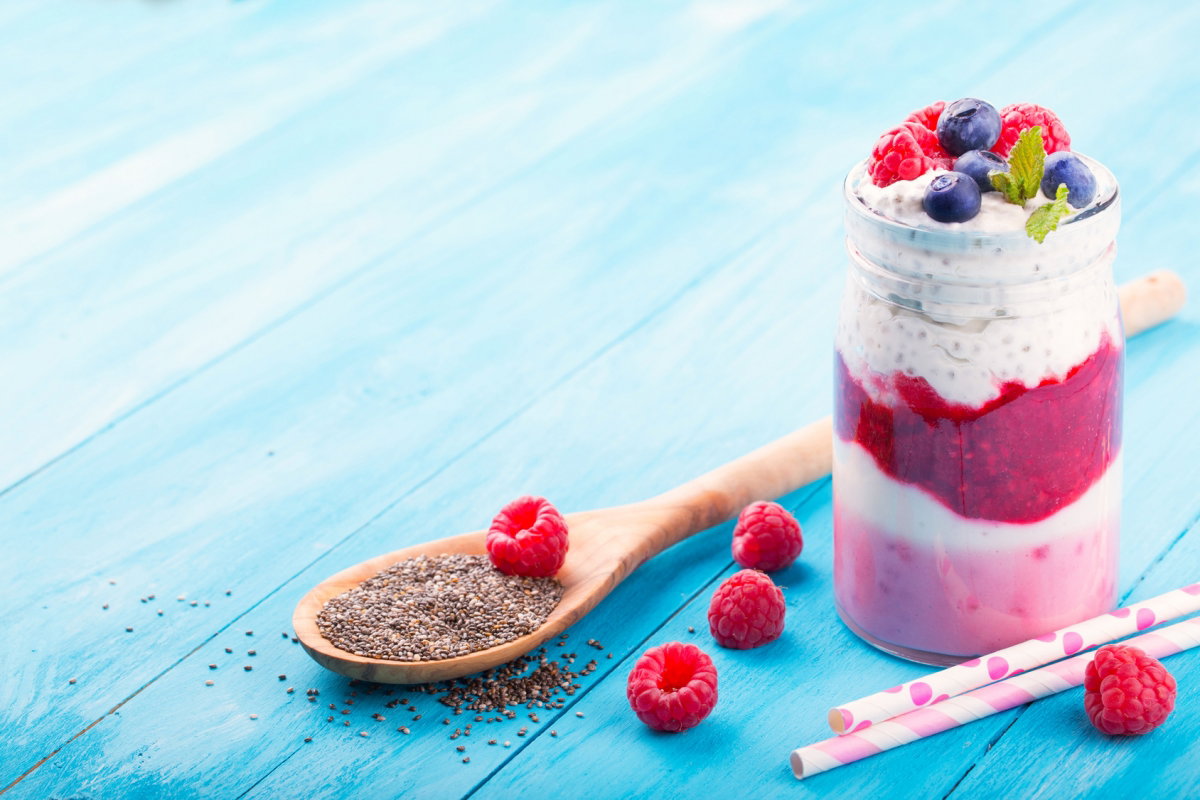 Pudding z nasion chia