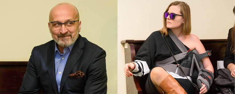 Kazimierz Marcinkiewicz i Izabel Marcinkiewicz na kolejnej rozprawie rozwdowej