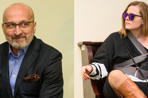 Kazimierz Marcinkiewicz i Izabel Marcinkiewicz na kolejnej rozprawie rozwdowej