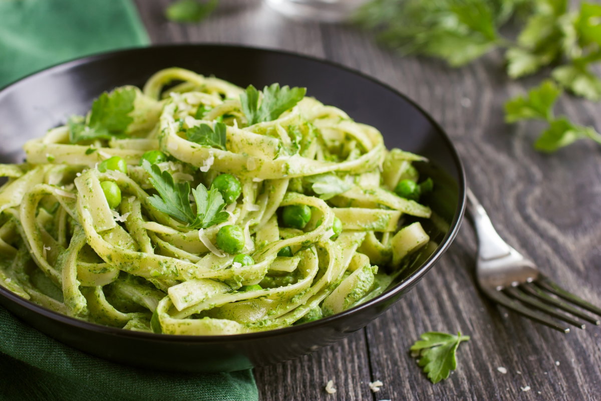 Makaron z pesto