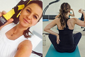 Anna Lewandowska trenuje w 9. miesiącu ciąży