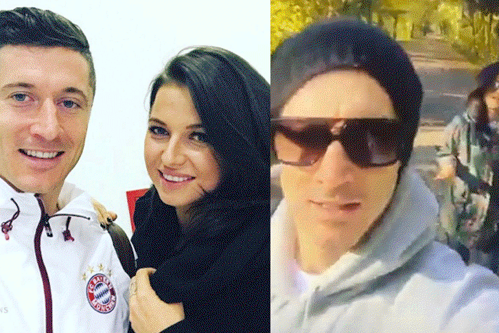 Robert Lewandowski i Anna Lewandowska