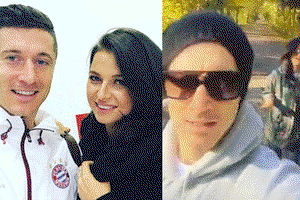 Robert Lewandowski i Anna Lewandowska