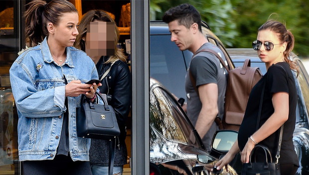 Anna i Robert Lewandowscy w Monachium