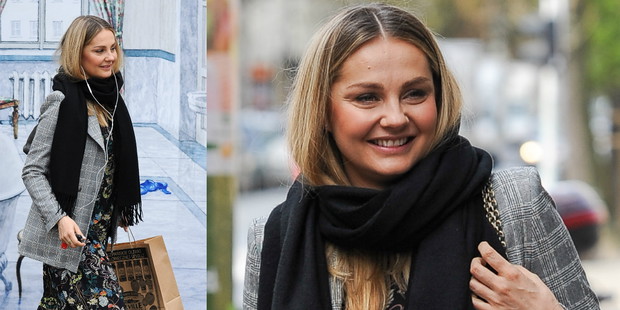 Małgorzata Socha na zakupach w centrum Warszawy