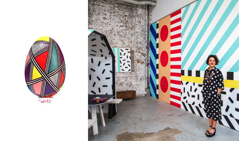 Jajka z czekolady Harrods x Camille Walala