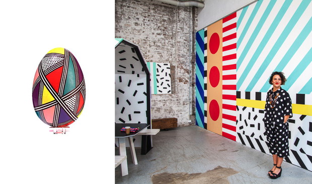 Jajka z czekolady Harrods x Camille Walala