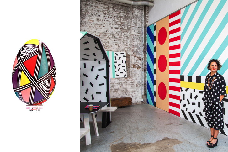 Jajka z czekolady Harrods x Camille Walala