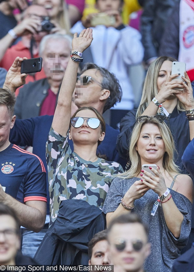 Anna Lewandowska i Kuba Weso?owski kibicuj? Robertowi Lewandowskiemu