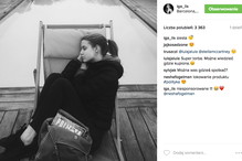 Iga Lis z torebką Stella McCartney Falabella