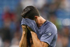 Ronaldo pokazał klatę na meczu Legia vs Real Madryt