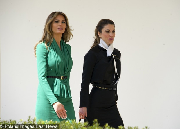 Jorda?ska para królewska na spotkaniu z Donaldem i Melani? Trump