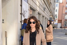 Weronika Rosati w szpilkach Valentino i okularach Miu Miu