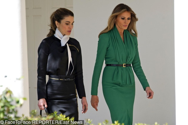 Jorda?ska para królewska na spotkaniu z Donaldem i Melani? Trump