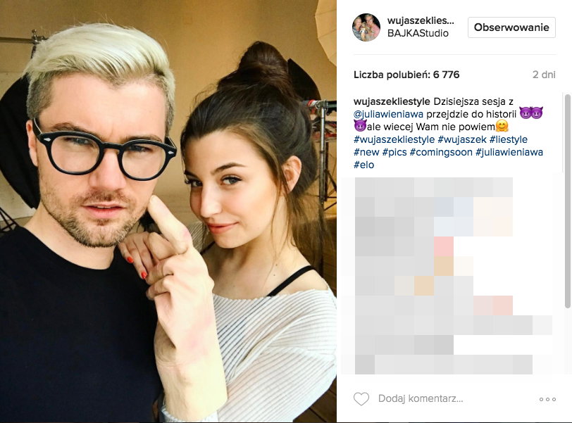 Julia Wieniawa w sesji Wujaszka Liestyle