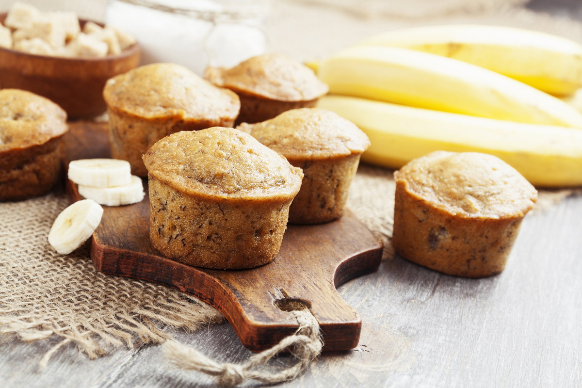 Bananowe muffiny