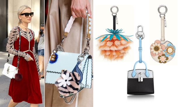 Brelok pompon do torebki - kluczy: Maffashion, Fendi, H&M, Reserved