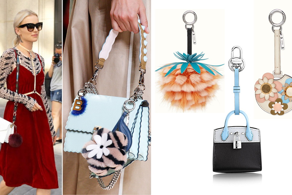 Brelok pompon do torebki - kluczy: Maffashion, Fendi, H&M, Reserved