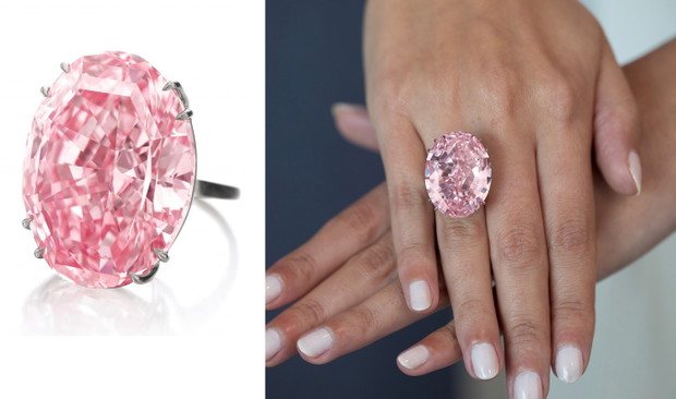 Najdroższy diament na świecie na licytacji - The Pink Star