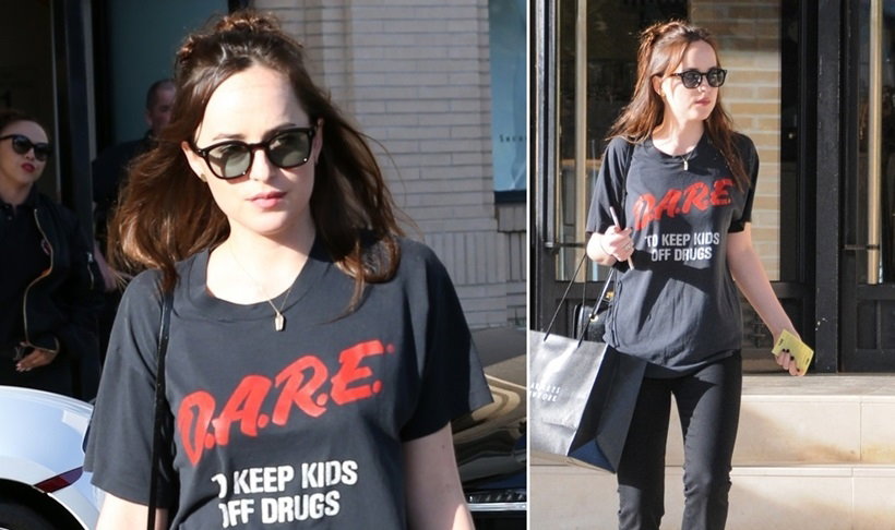 Dakota Johnson w codziennej stylizacji