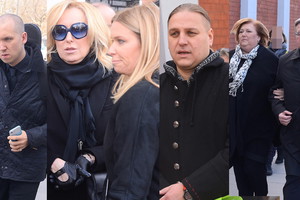 Tłumy żegnają Wojciecha Młynarskiego, wśród nich jego dzieci: Agata, Paulina i Jan. Zobacz ZDJĘCIA