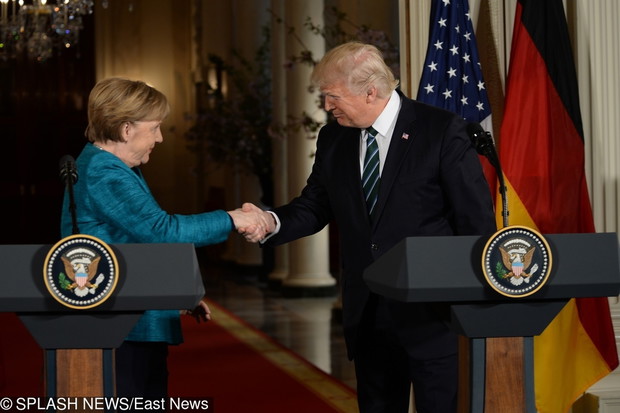 Angela Merkel w Bia?ym Domu