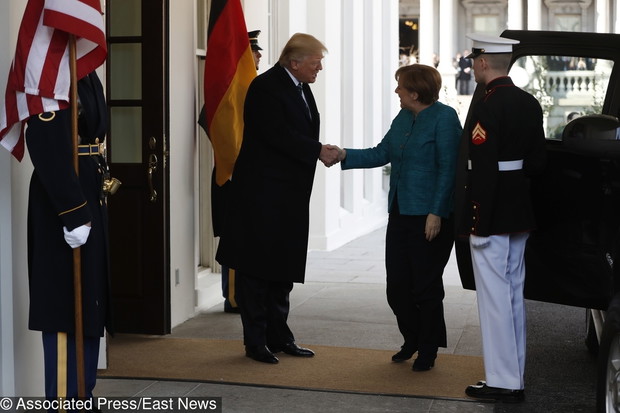 Angela Merkel w Bia?ym Domu