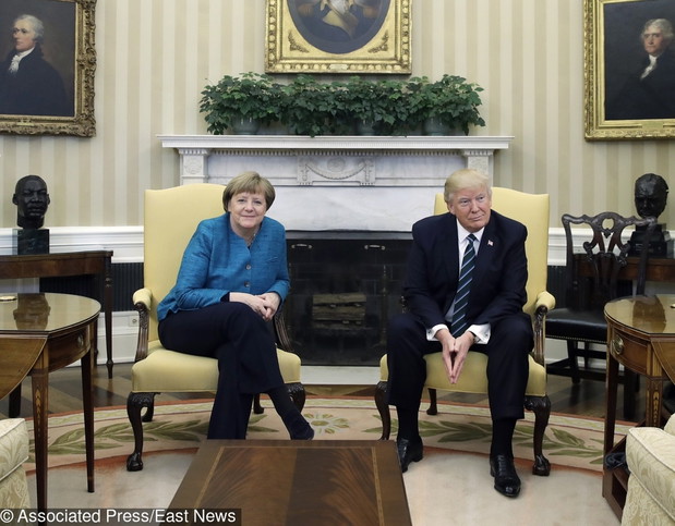 Angela Merkel w Bia?ym Domu
