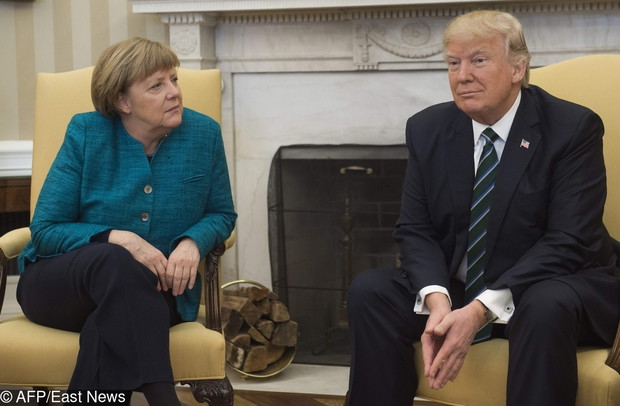 Angela Merkel w Bia?ym Domu