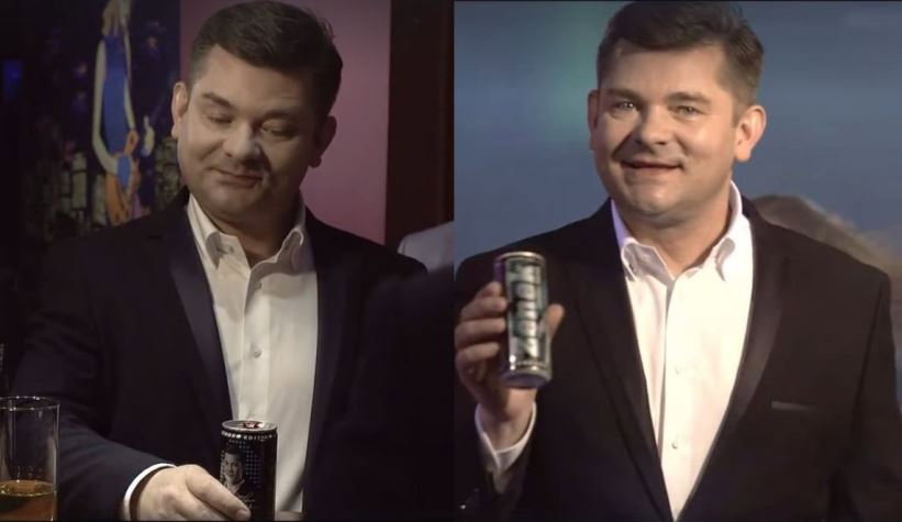Reklama energy drinka z Zenkiem Martyniukiem